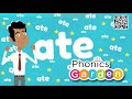 ATE | Word Family Jazz | Rhyming Words | Phonics Garden