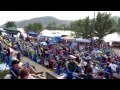 David Jacobs-Strain & Bob Beach (from the top) -Up on the Mountain - Wheeling WV - August, 2014
