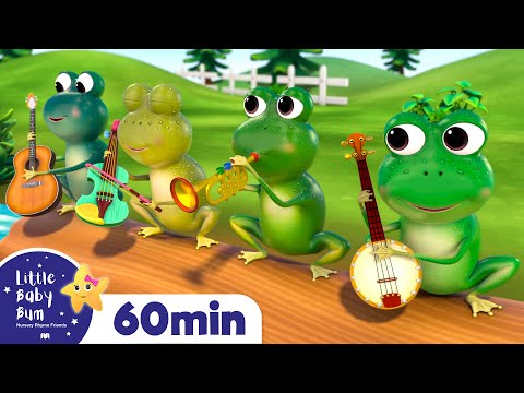 Five Little Speckled Frogs +More Nursery Rhymes and Kids Songs | Little Baby Bum