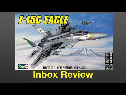 VIETNAM ERA USAF F-15C EAGLE REVELL 1:48 SCALE PLASTIC MODEL AIRPLANE KIT 