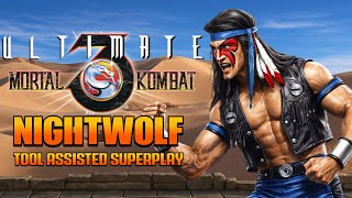 [TAS] Ultimate Mortal Kombat 3 (Arcade) NIGHTWOLF | UMK3+ Beta II