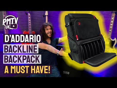 The ULTIMATE Accessory For The Gigging Musician! - The D'Addario Backline Gear Transport Back Pack!