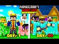 100 Days in SHAPESHIFTING Hardcore Minecraft 😰