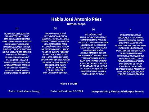 002  HABLA JOSÉ ANTONIO PÁEZ (3- 1- 2023)-JOSÉ LABARCA LUENGO-SUNO IA