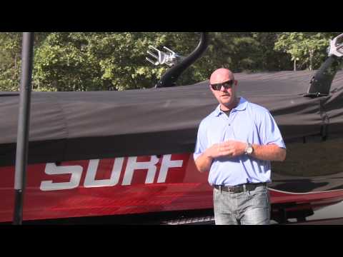 Custom Boat Cover on a Centurion Enzo