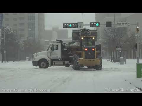 Major Winter Storm Hits Oklahoma City, OK - 2/14/2021
