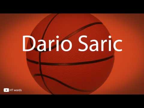 How to pronounce Dario Saric
