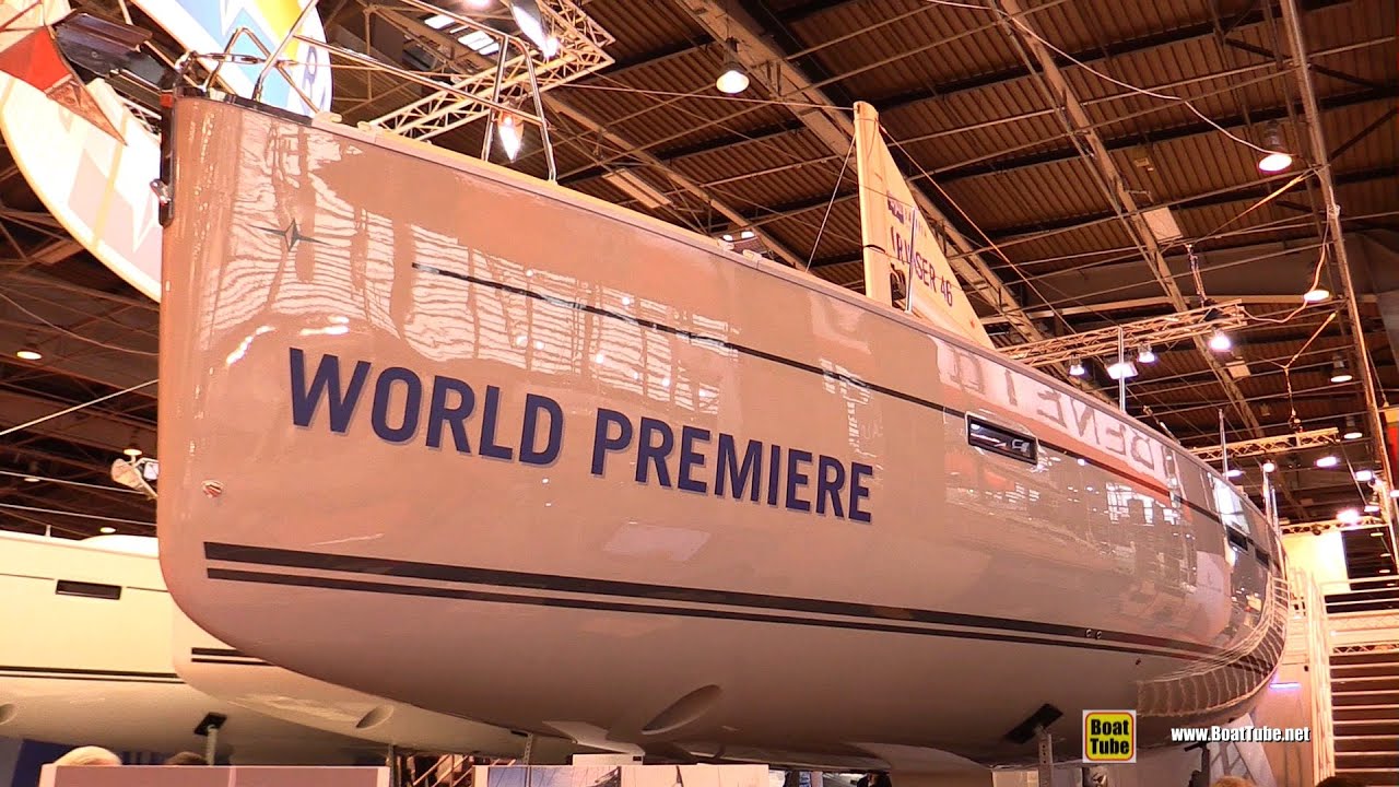 2016 Bavaria Cruiser 46 Style Sailing Yacht - Deck Interior Walkaround - 2015 Salon Nautique Paris