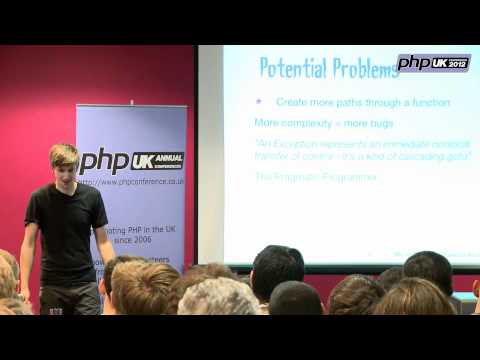PHP UK Conference 2012 - Try {getting people to come to a talk about exceptions} - Ed van Beinum
