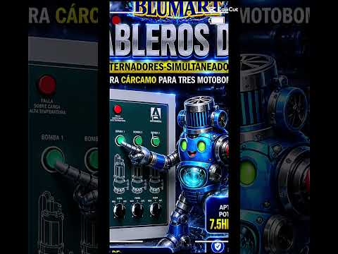 TABLERO DE CONTROL TRIPLEX DST ALTAMIRA PARA CARCAMO #bombasblumart #altamira #tablero