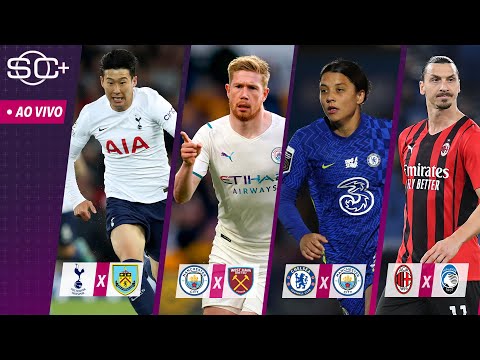 Manchester City x West Ham, Milan x Atalanta, Copa da Inglaterra Feminina e mais AO VIVO no SC+