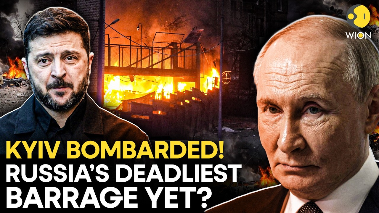 Russia Ukraine War LIVE: Kyiv Under FIRE! Deadly Russian Attack Shocks Ukraine | WION Live