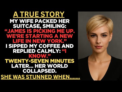 My wife packed her suitcase, smiling: “James is picking me up. We’re starting a life in New York..