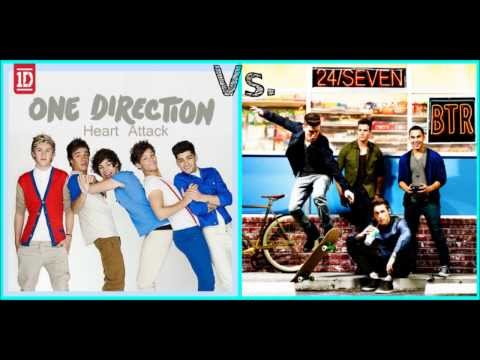 Heart Attack Vs. Song For You - One Direction and Big Time Rush (feat. Karmin) mashup