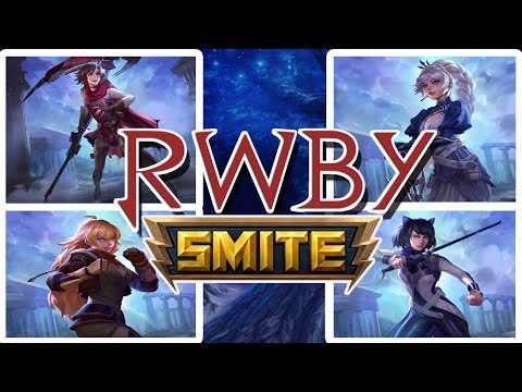 RWBY + Smite All Team RWBY Voice lines Gameplay Skins & More!