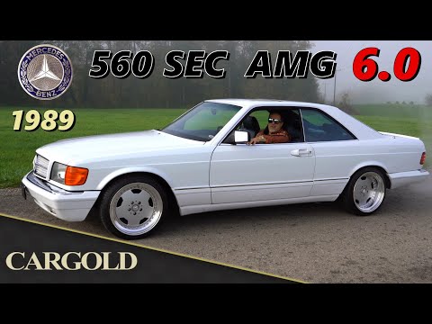 Mercedes 560 SEC AMG 6.0, 1989, wohl nur 25 Stück weltweit! Benz Rarität mit erst 76.208 km!