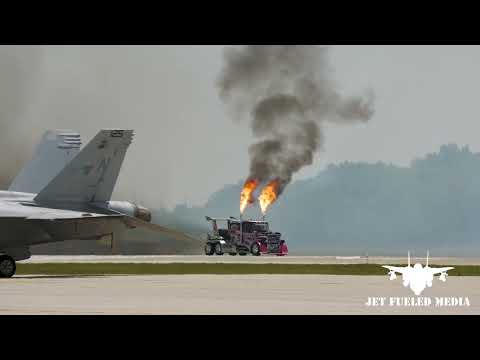 2022 #13-Ft. Wayne-Tinstix of Dynamite Skip Stewart-Melissa Burns-SHOCKWAVE Jet Truck-Full Demo