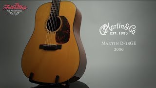 Video thumbnail for TFOA review - Martin D-18GE Golden era by The Fellowship of Acoustics