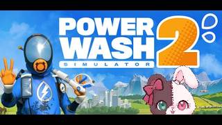 清掃員として街を綺麗にするPower Wash Simulator2 Demo『パワーウォッシュシミュレーター2体験版』