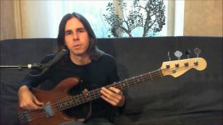 My Bass Guitar with Moving Coil Transducer System