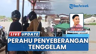 Kapal Kayu Bermotor Tenggelam di Sungai Raya, 8 Sepeda Motor Hanyut tapi Tak Ada Korban Jiwa