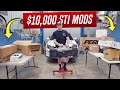 Unboxing $10,000 STI Mods & Installing The Engine!
