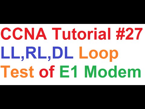 CCNA 27_Digital Loop, Local Loop, Remote Loop, TP Test of G703 & V35 Non-MLLN Leased Line E1 Modems