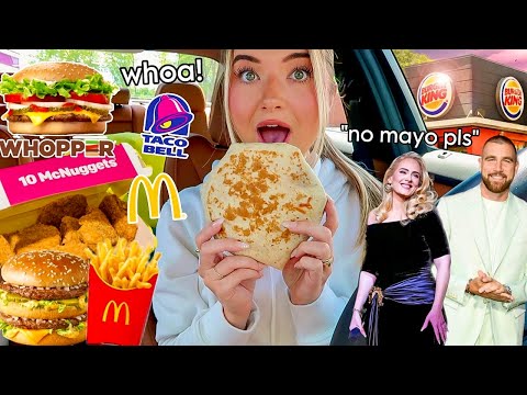 I Ate CELEBRITIES’ FAVORITE FAST FOOD ORDERS For 24 HOURS!
