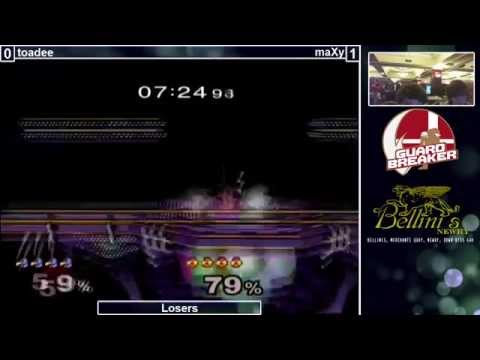 NHSSB3 - maXy (Jigglypuff) vs Toadee (Falco) - Melee - Losers Quarters