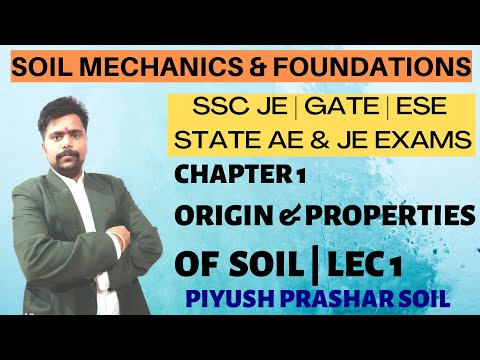 INTRODUCTION TO SOIL MECHANICS Soil Mechanics for GATE ESE SSC JE STATE AE JE RRB JE
