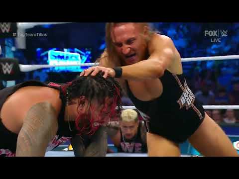 The Usos vs The Brawling Brutes Undisputed Tag Team Championship - Smackdown 9/23/22 (Full Match)