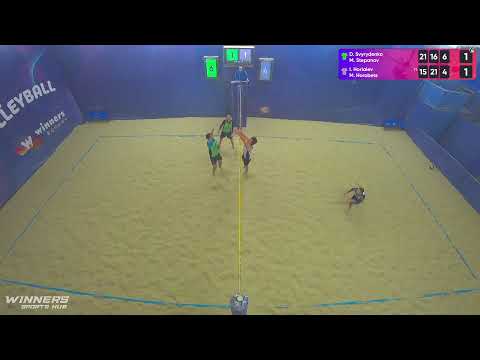 08:45 D. Svyrydenko / M. Stepanov - I. Horiaiev / M. Horobets 18.02.2023 | Winners Beach Volleyball