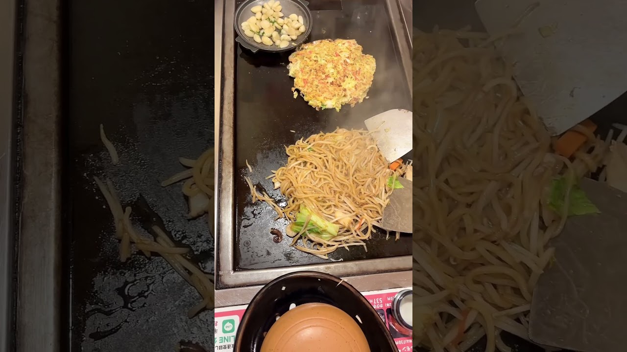 Dotonburi Restaurant eat  assorted foods and its delicious #ASMR #shortvideo  #food