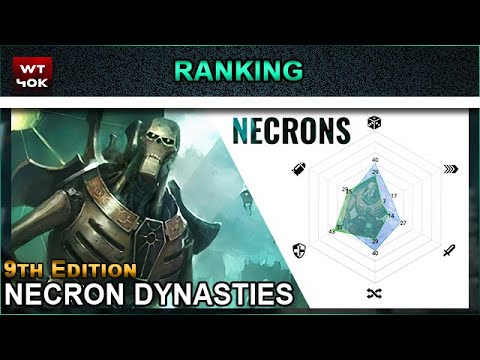 Ranking The Necron Dynasties - 9th Edition
