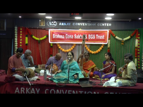 Brahma Gana Sabha & BGS Trust - Raji Gopalakrishnan Vocal