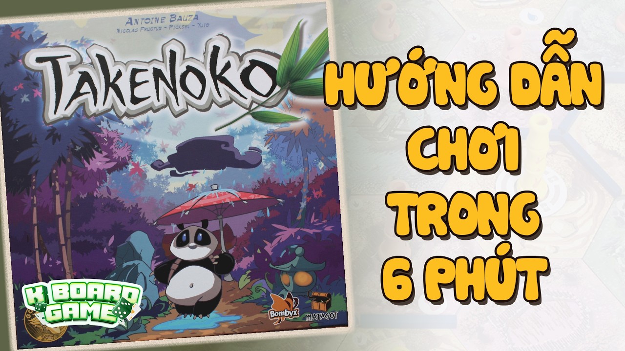 TAKENOKO: Hướng dẫn chơi chi tiết | BOARD GAME CỰC ĐÁNG YÊU | K Board Game [CUT]