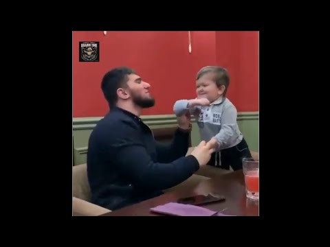 Mini Khabib slaps everybody 😂