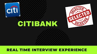 Download the video "Citibank | REAL TIME INTERVIEW EXPERIENCE | Java Developer |Citi Corp"