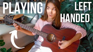 Video thumbnail for playing guitar left-handed?! by Guitar Goddess