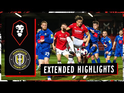 EXTENDED HIGHLIGHTS | Salford City 1-1 Harrogate Town
