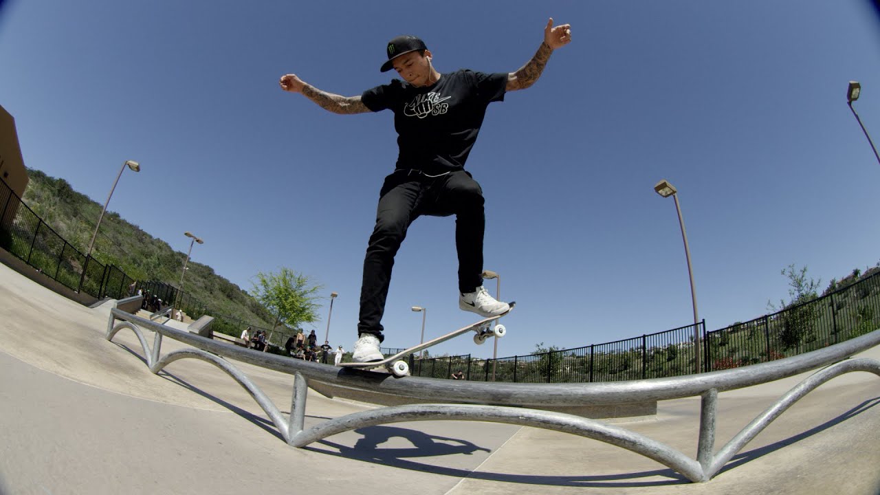 Nyjah Huston: De paseo por el park de Carlsbad