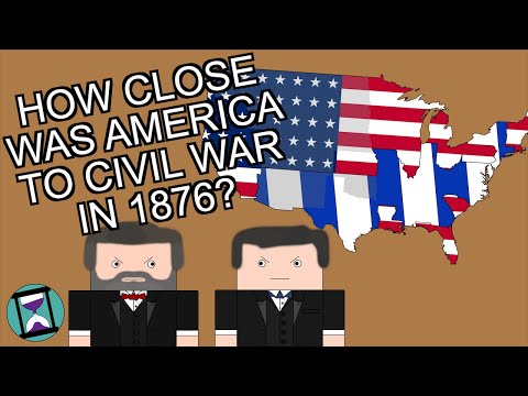 Wie nahe waren die USA 1876 einem weiteren Bürgerkrieg? (Kurzer animierter Dokumentarfilm)