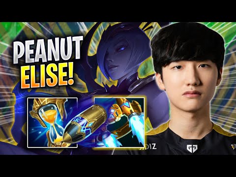 PEANUT PERFECT GAME WITH ELISE! - GEN Peanut Plays Elise JUNGLE vs Kindred! | Season 2023