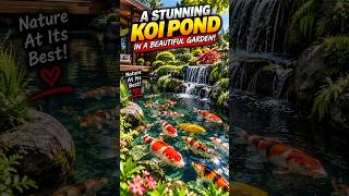 Download lagu This Backyard Koi Pond Looks Like Paradise! 🌿🐟 #koifish mp3