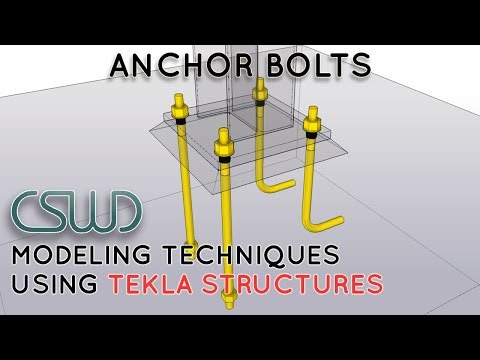 , title : 'Anchor Bolts - Modeling Techniques Using Tekla Structures'