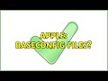 Apple Baseconfig Files