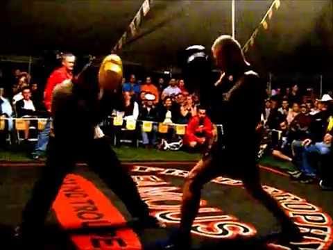 Aaron Corden fights local - Outback Fight Club - Gold Coast Turf Club 2015