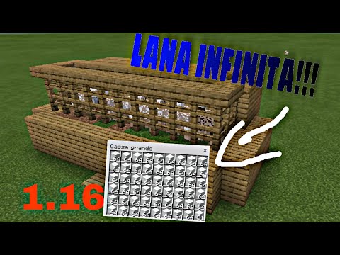 come costruire una farm di lana infinita! minecraft 1 16 bedrock edition