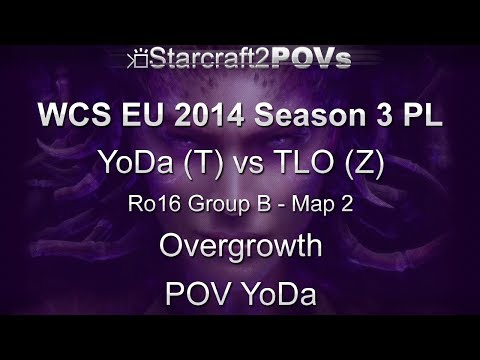 SC2 HotS - WCS EU 2014 S3 PL - YoDa vs TLO - Ro16 Group B - Map 2 - Overgrowth - YoDa