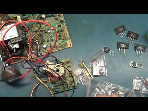 25" K7000 Arcade Monitor Repair - Blowing Fuses #9 - Bad Joints, Bad Rework, Dark Image, Bad C205